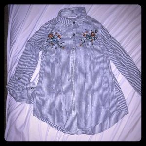 Westport Striped button down top